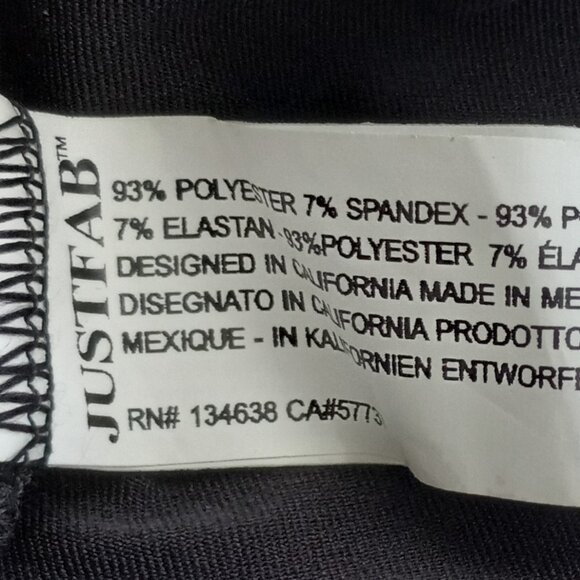 NWT JustFab Textured Faux Wrap Dress XS Open Back w/ Gold Metal Detail SEXY! - Picture 11 of 11